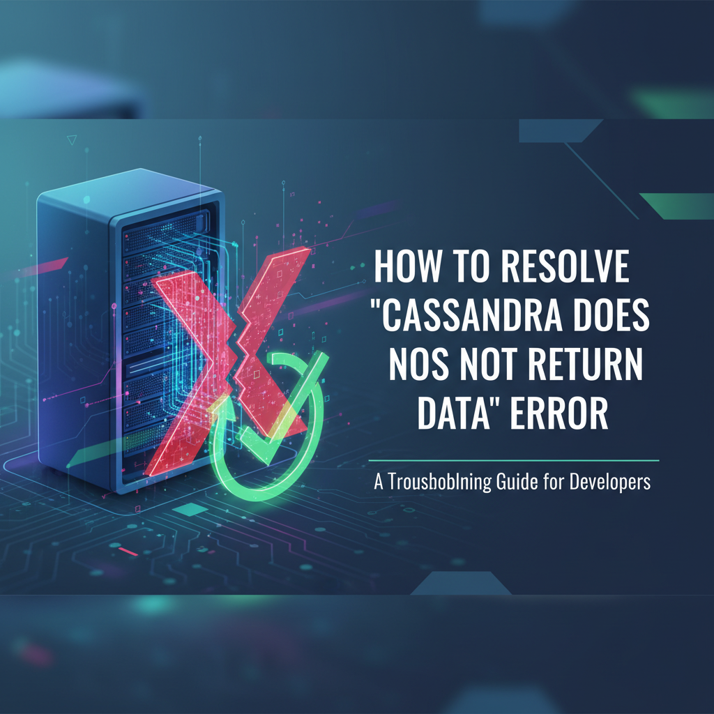 How to Resolve "Cassandra Does Not Return Data" Error