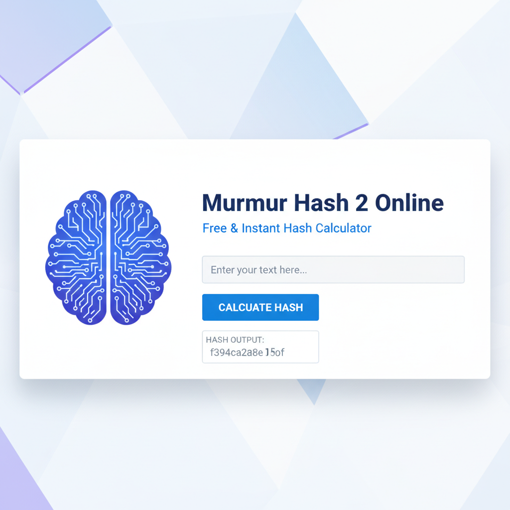 Murmur Hash 2 Online: Free & Instant Hash Calculator