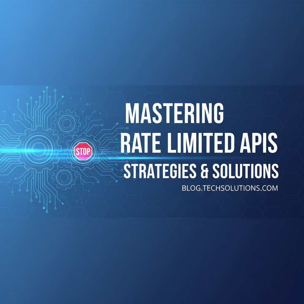 Mastering Rate Limited APIs: Strategies & Solutions