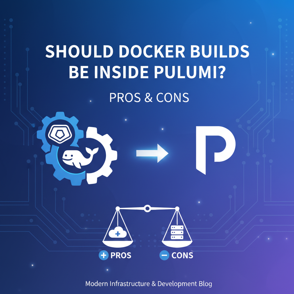 Should Docker Builds Be Inside Pulumi? Pros & Cons