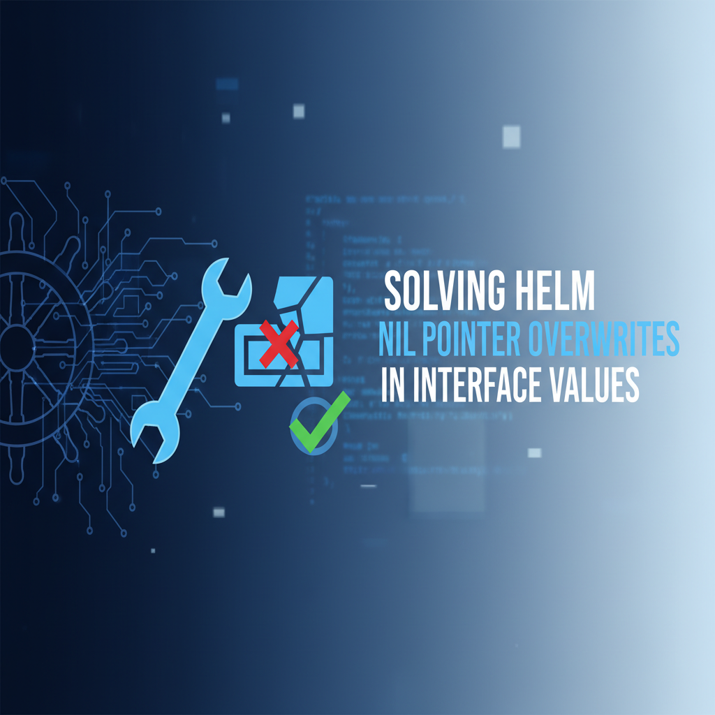 Solving Helm Nil Pointer Overwrites in Interface Values