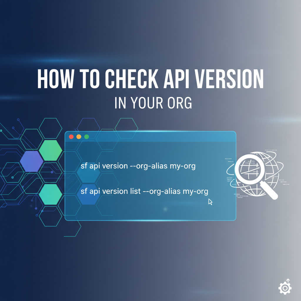 How to Check API Version in Your Org