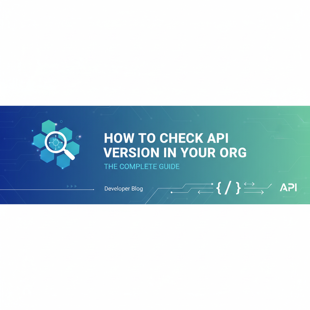How to Check API Version in Your Org: The Complete Guide