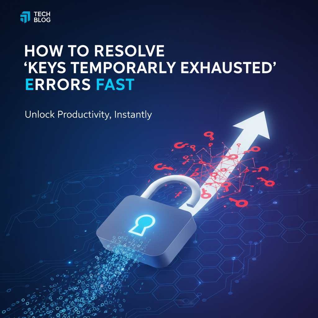 How to Resolve 'Keys Temporarily Exhausted' Errors Fast