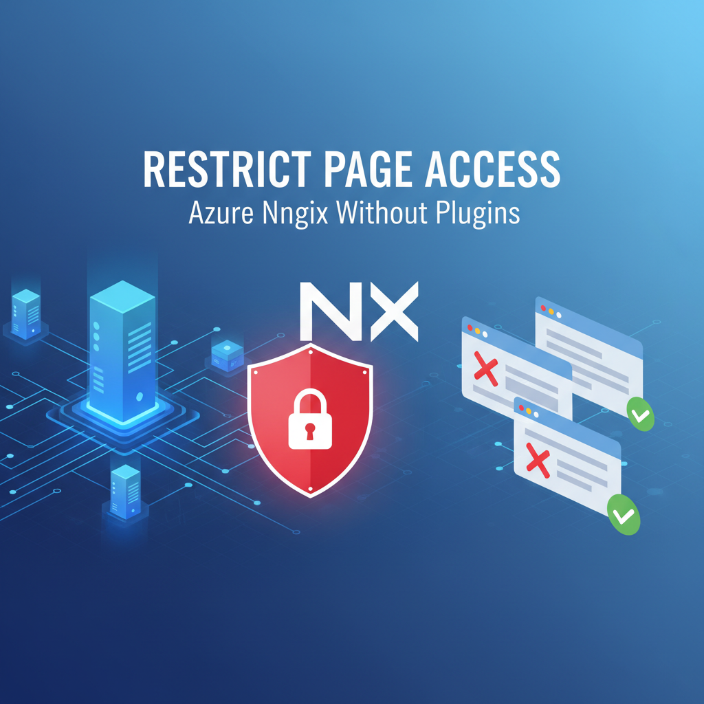 How to Restrict Page Access on Azure Nginx Without Plugins