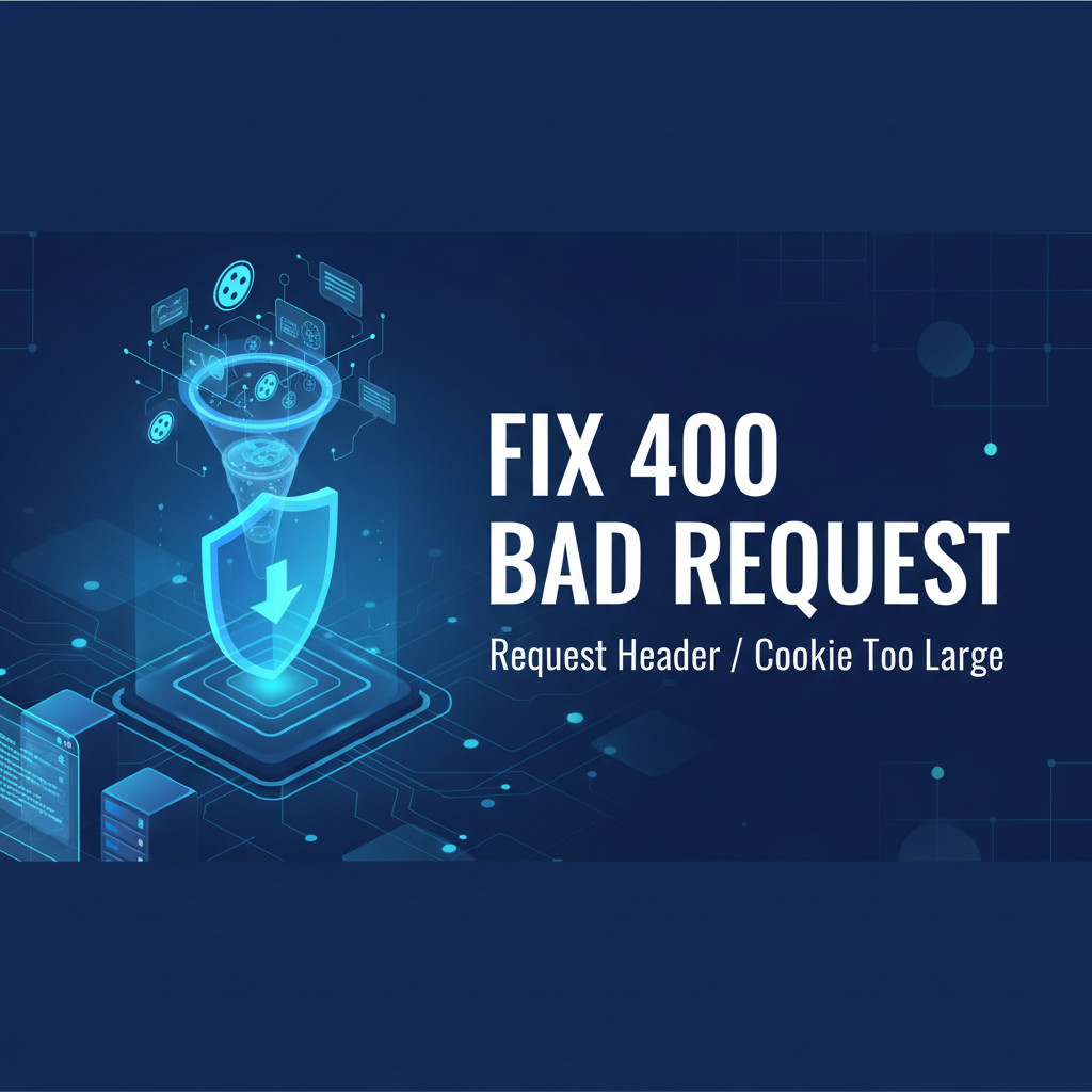 Fix 400 Bad Request: Request Header/Cookie Too Large