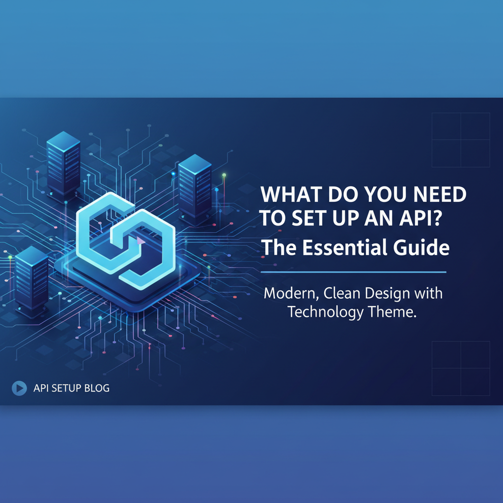 What Do You Need to Set Up an API? The Essential Guide.