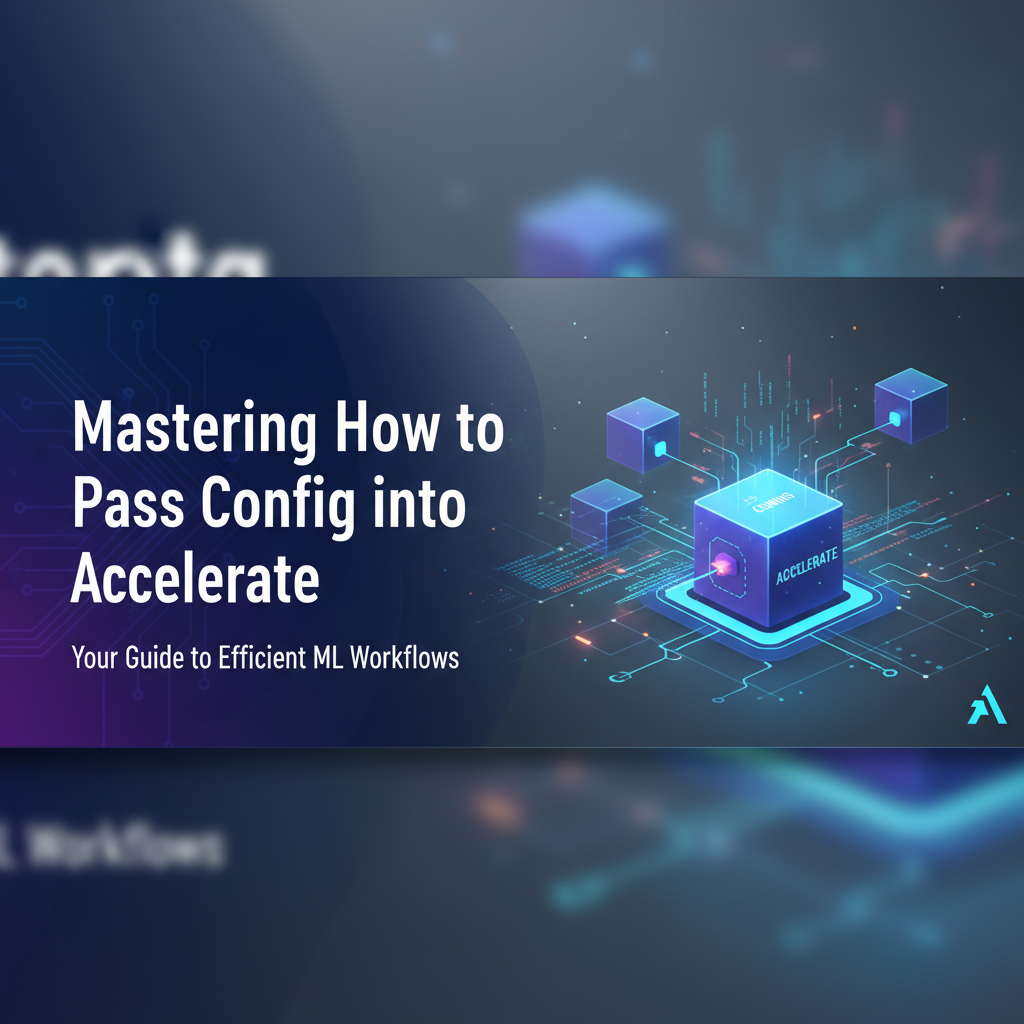 Mastering How to Pass Config into Accelerate