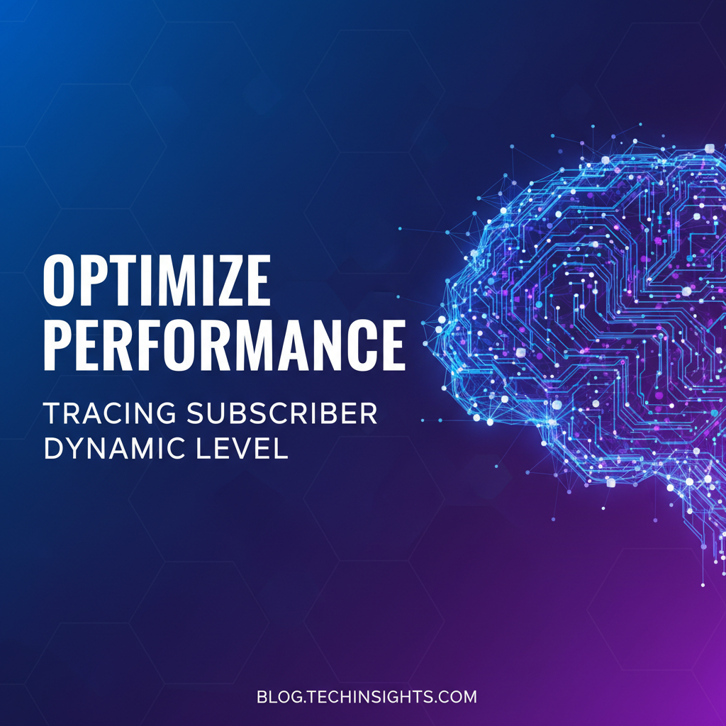 Optimize Performance: Tracing Subscriber Dynamic Level