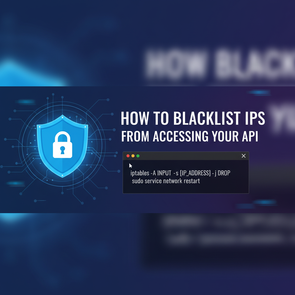 How to Blacklist IPs from Accessing Your API