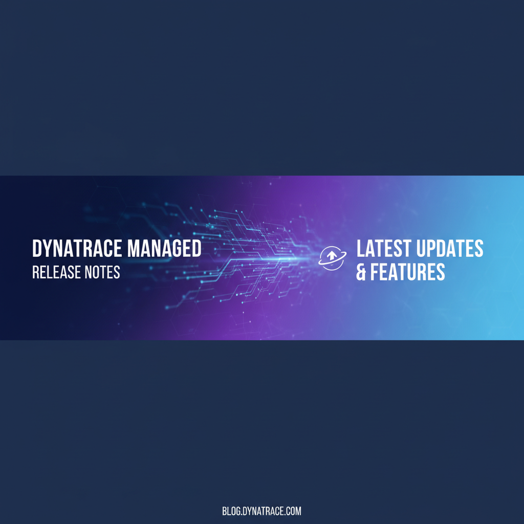 Dynatrace Managed Release Notes: Latest Updates & Features