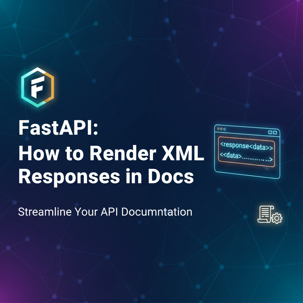 FastAPI: How to Render XML Responses in Docs