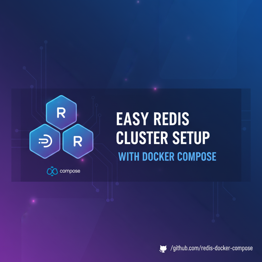 Easy Redis Cluster Setup with Docker Compose (GitHub)