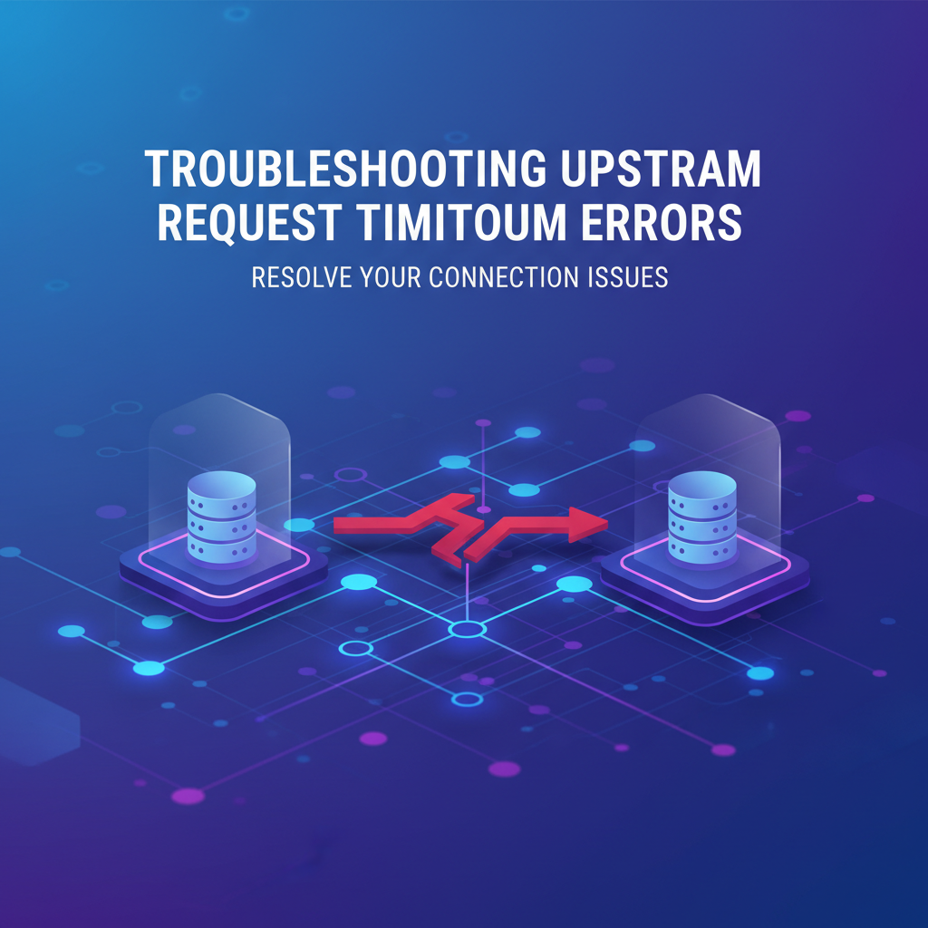 Troubleshooting Upstream Request Timeout Errors
