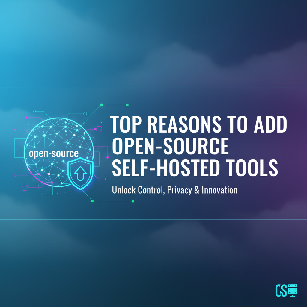 Top Reasons to Add Open-source Self-hosted Tools