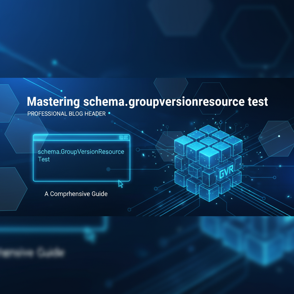 Mastering `schema.groupversionresource test`: A Comprehensive Guide