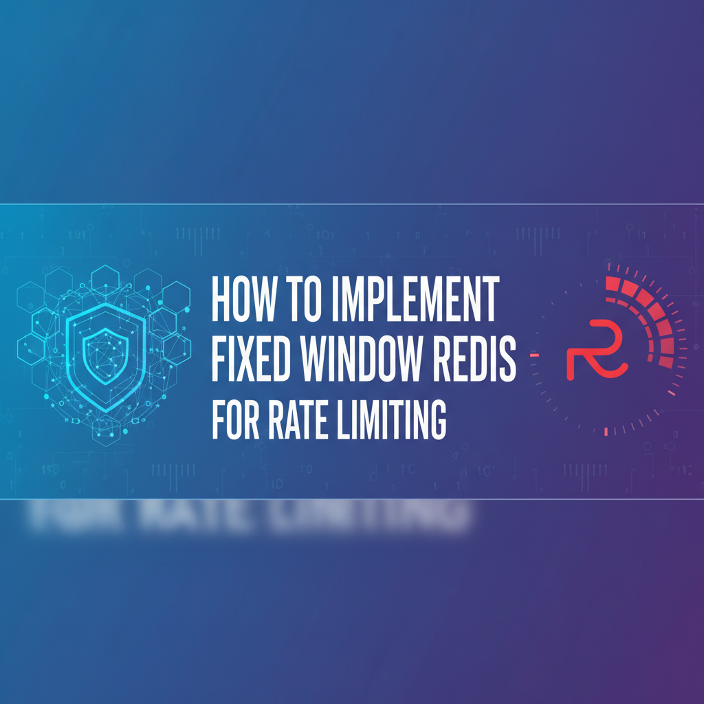 How to Implement Fixed Window Redis for Rate Limiting