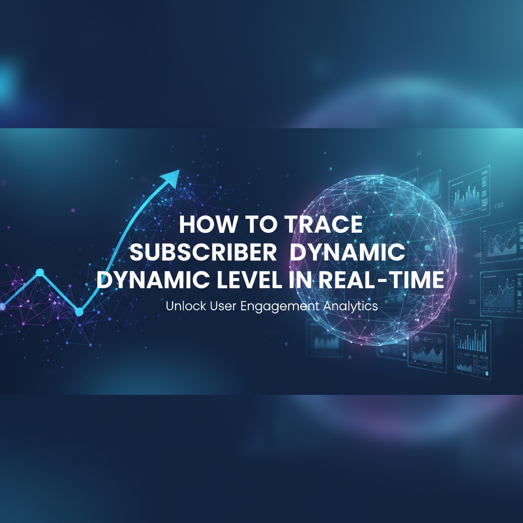 How to Trace Subscriber Dynamic Level in Real-Time