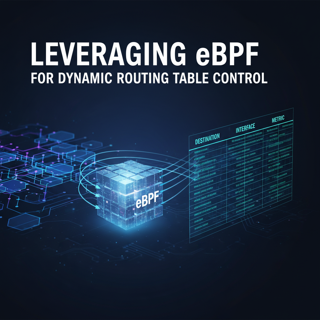 Leveraging eBPF for Dynamic Routing Table Control