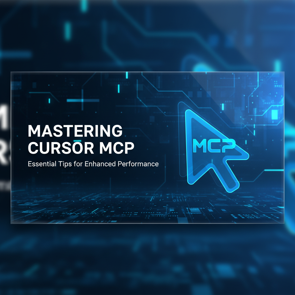 Mastering Cursor MCP: Essential Tips for Enhanced Performance