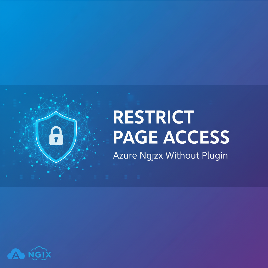 How To Restrict Page Access on Azure Nginx Without Plugin