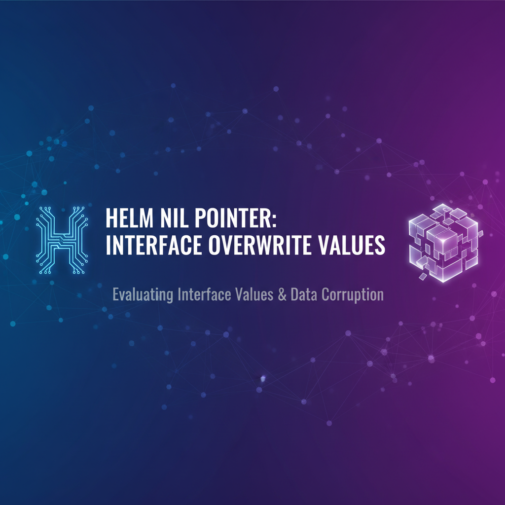 helm nil pointer evaluating interface values overwrite values