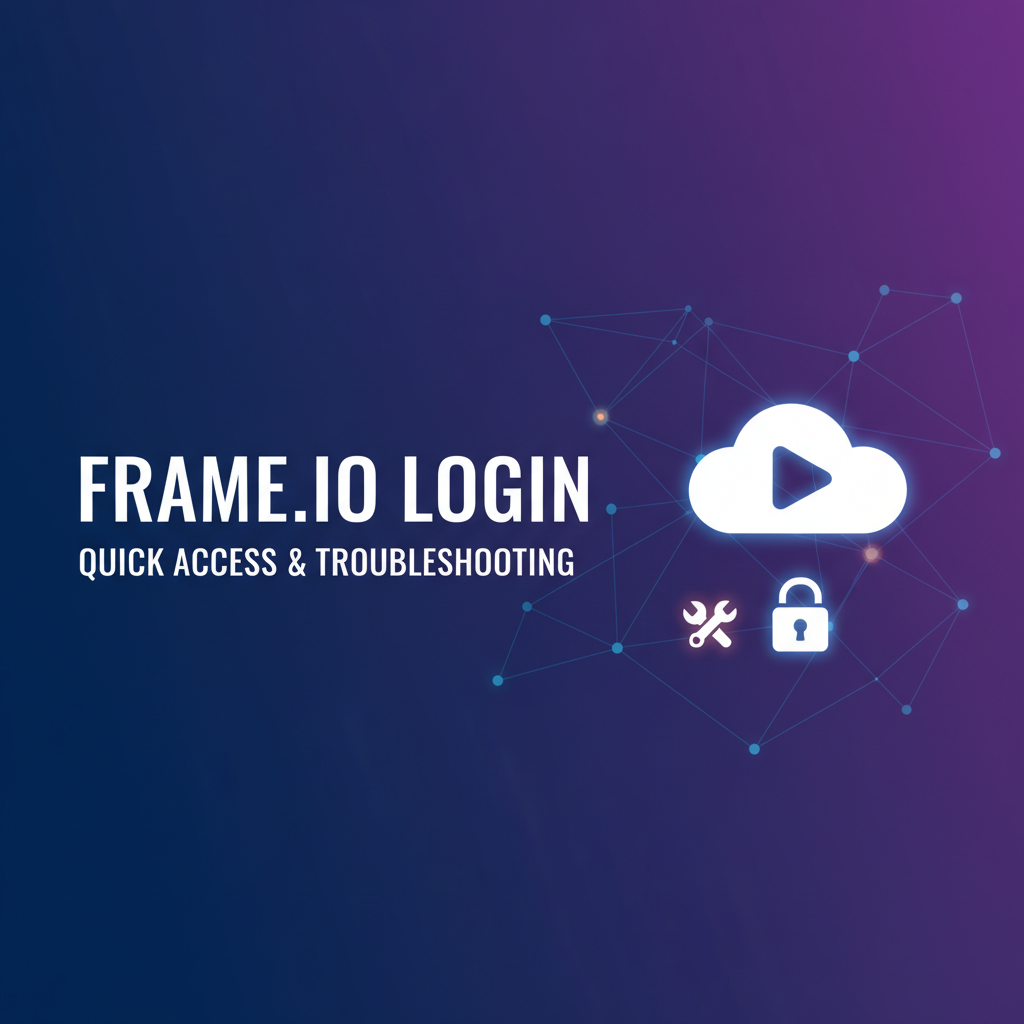 Frame.io Login: Quick Access & Troubleshooting
