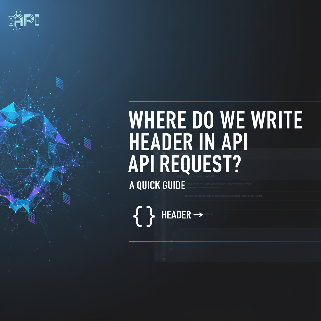 Where do we write header in API request? A Quick Guide