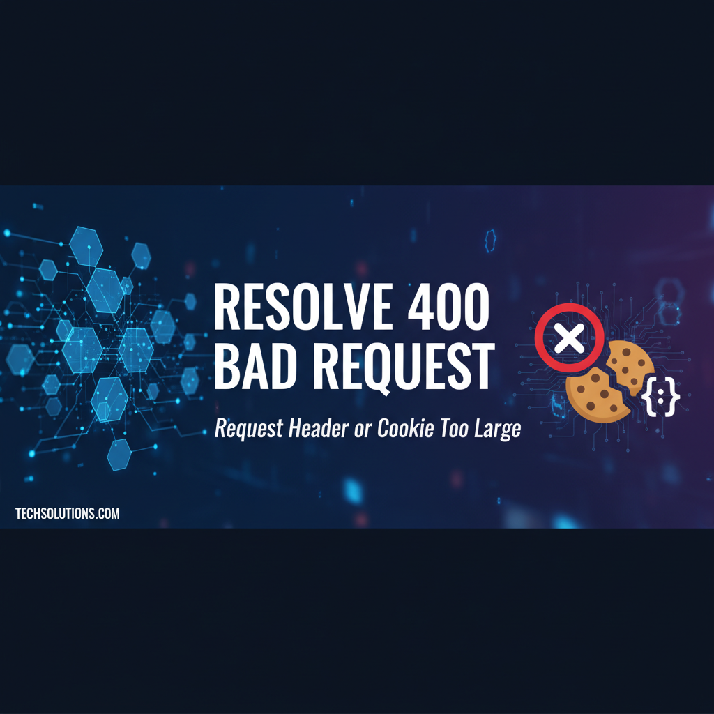 Resolve 400 Bad Request: Request Header or Cookie Too Large
