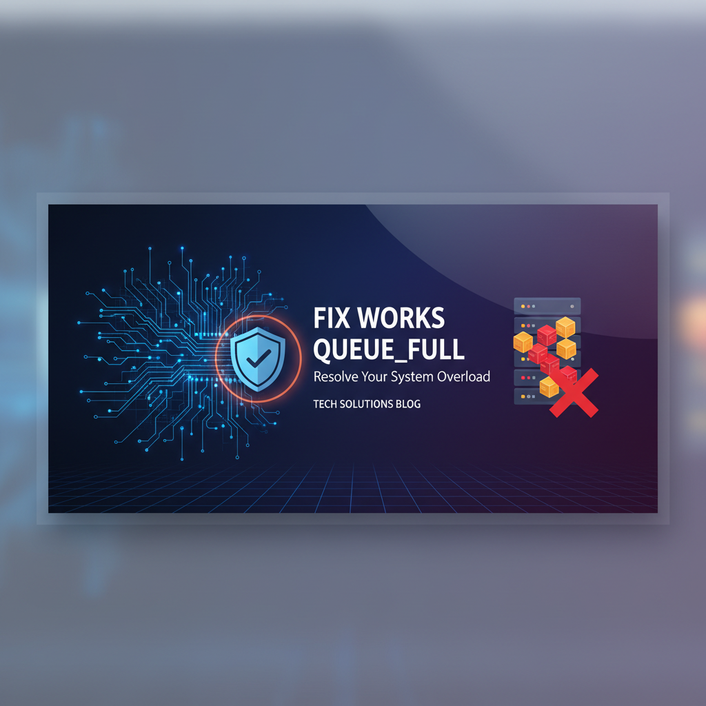 Fix works queue_full: Resolve Your System Overload