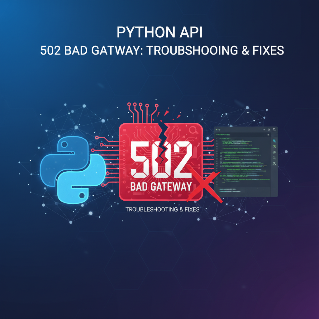 Python API 502 Bad Gateway: Troubleshooting & Fixes