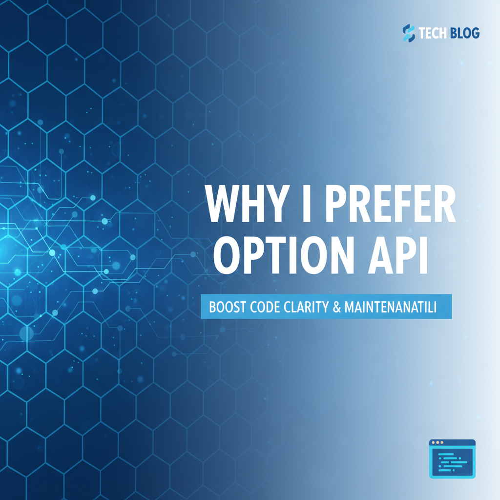Why I Prefer Option API: Boost Code Clarity & Maintainability