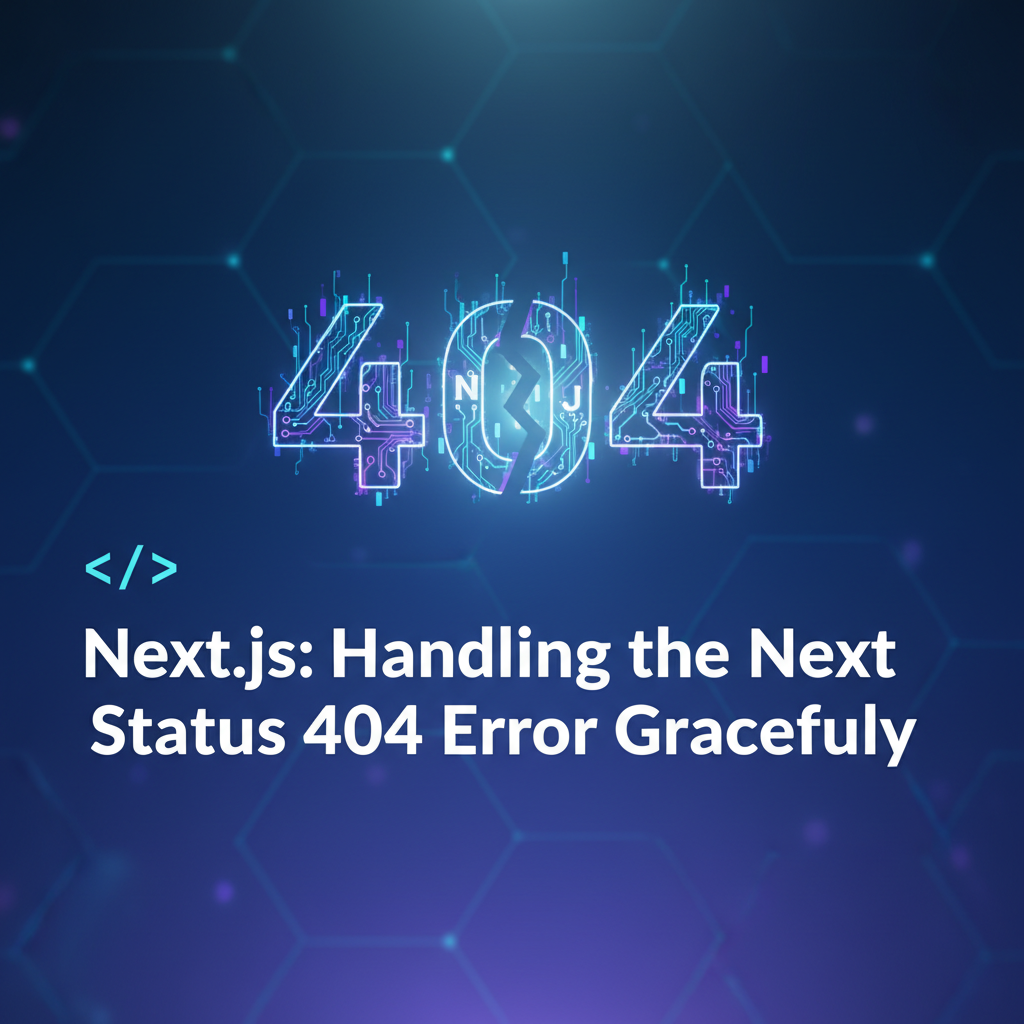 Next.js: Handling the Next Status 404 Error Gracefully
