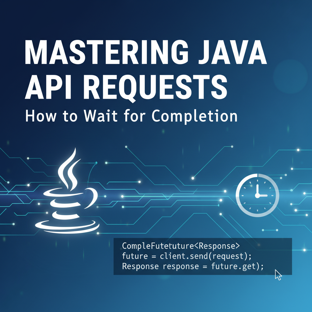 Mastering Java API Requests: How to Wait for Completion
