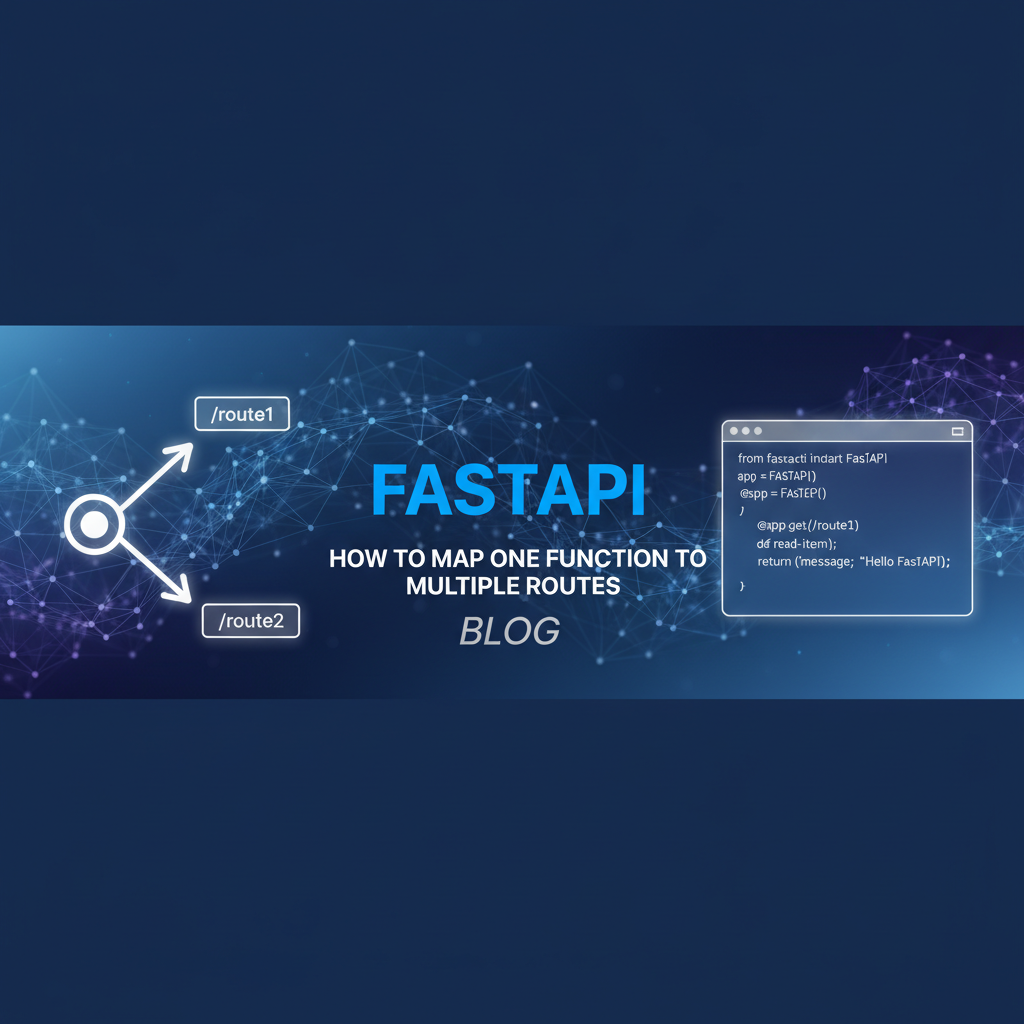 How to Map One Function to Multiple Routes in FastAPI