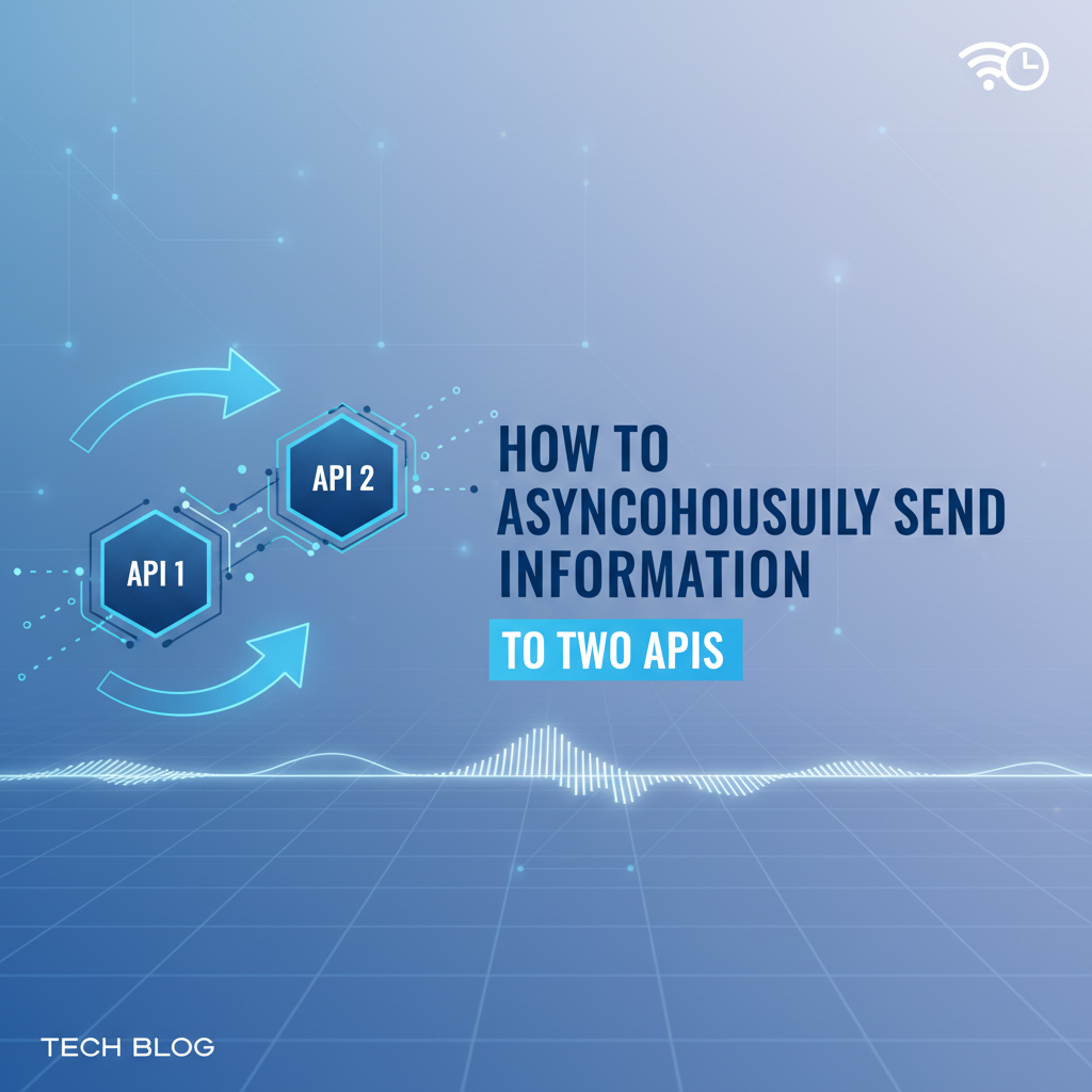 How to Asynchronously Send Information to Two APIs