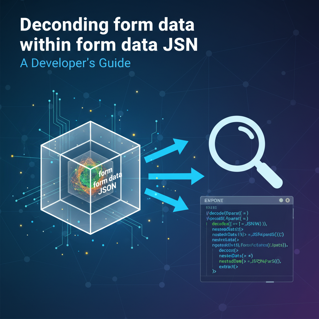 Decoding form data within form data json: A Developer's Guide