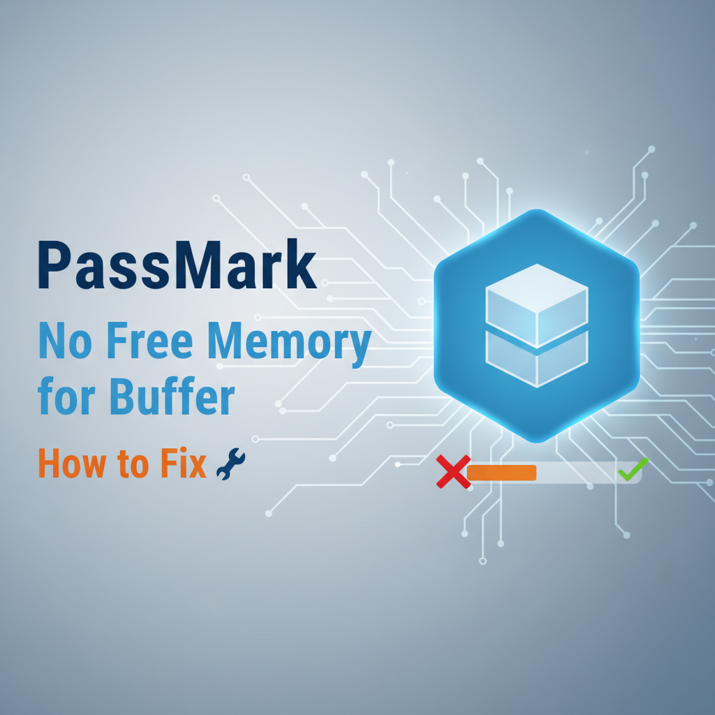 PassMark No Free Memory for Buffer: How to Fix