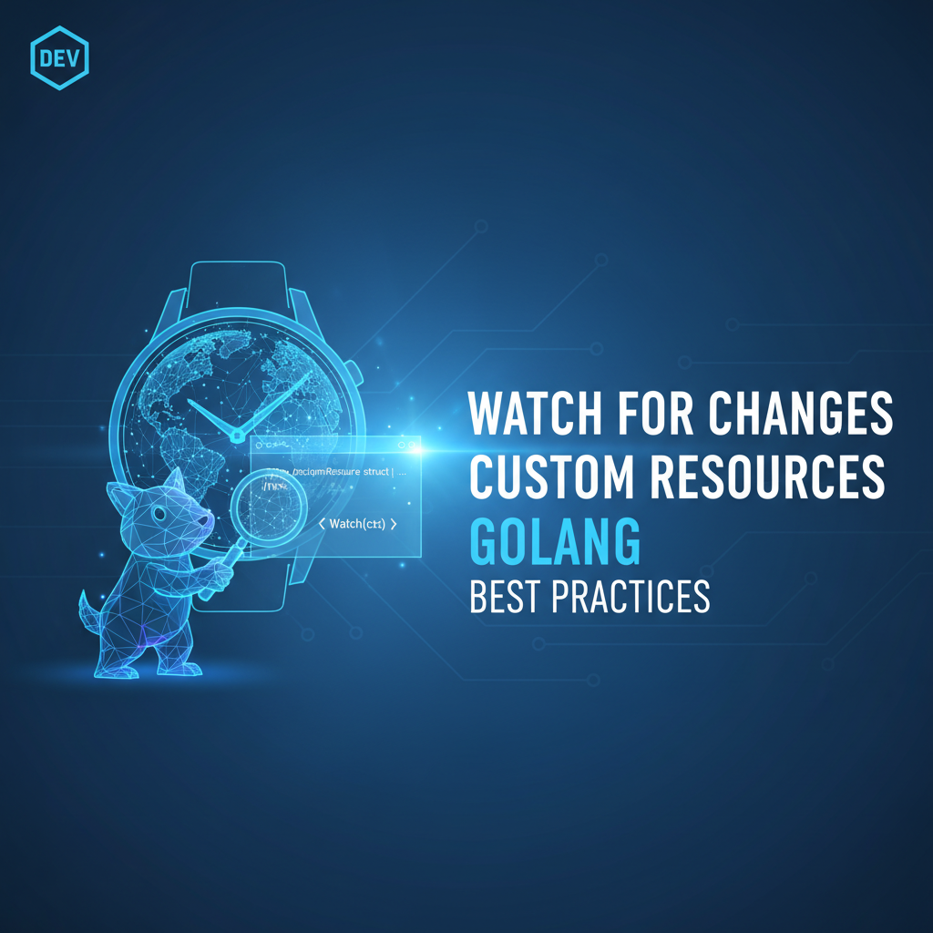 Watch for Changes to Custom Resources Golang: Best Practices