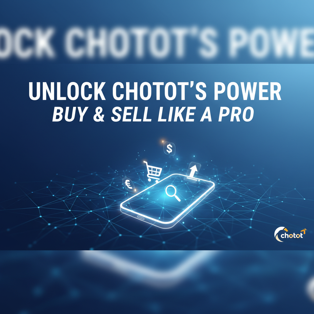Unlock Chotot's Power: Buy & Sell Like a Pro