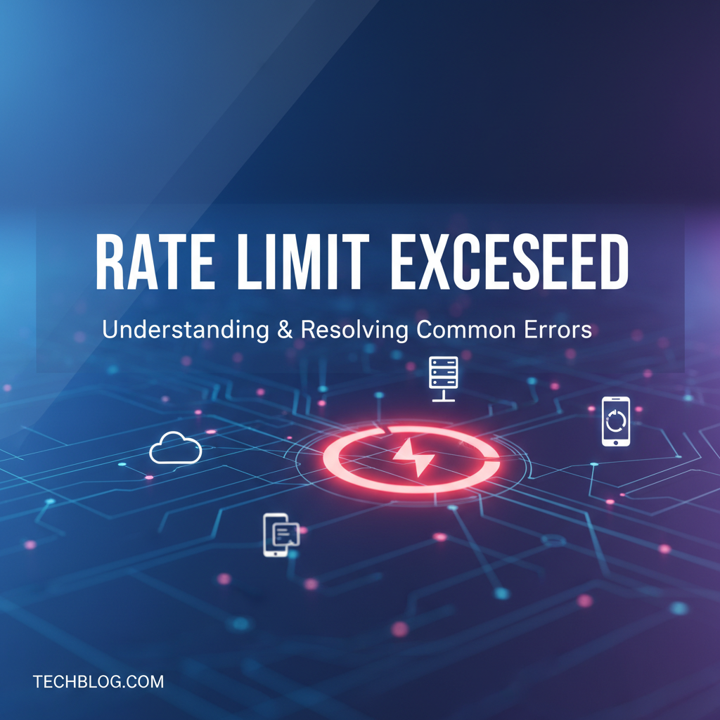 Rate Limit Exceeded: Understanding & Resolving Common Errors