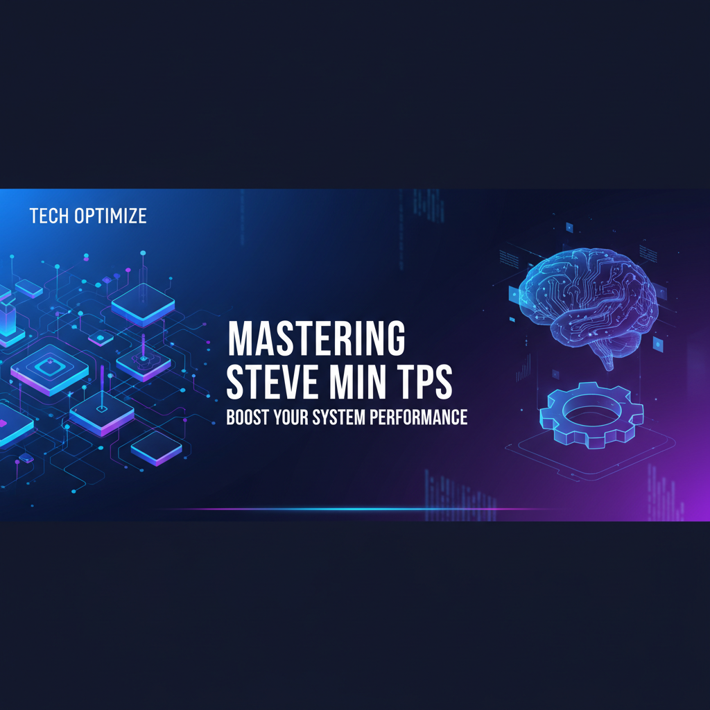 Mastering Steve Min TPS: Boost Your System Performance