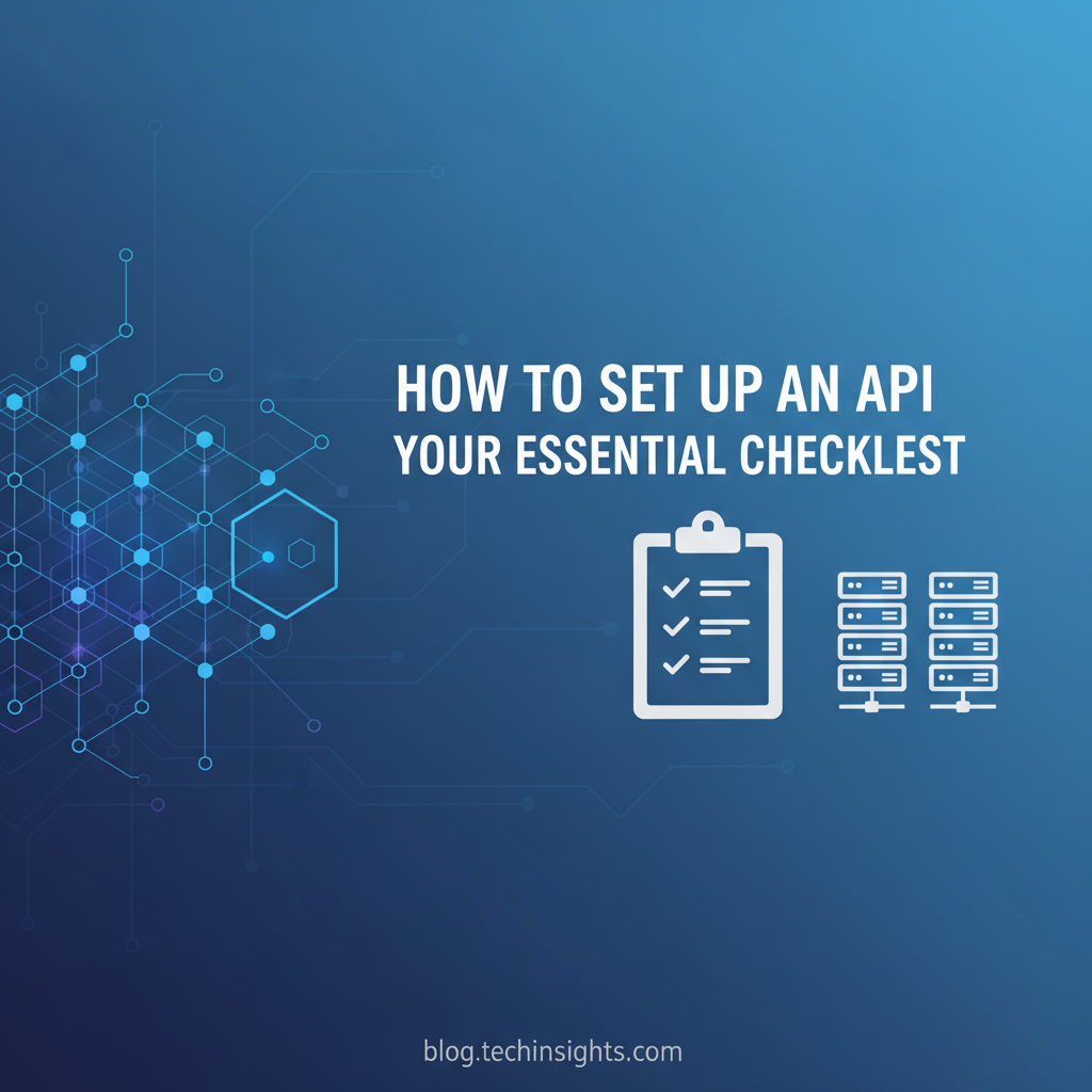 How to Set Up an API: Your Essential Checklist