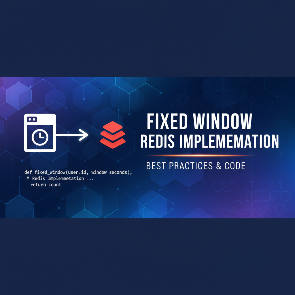 Fixed Window Redis Implementation: Best Practices & Code