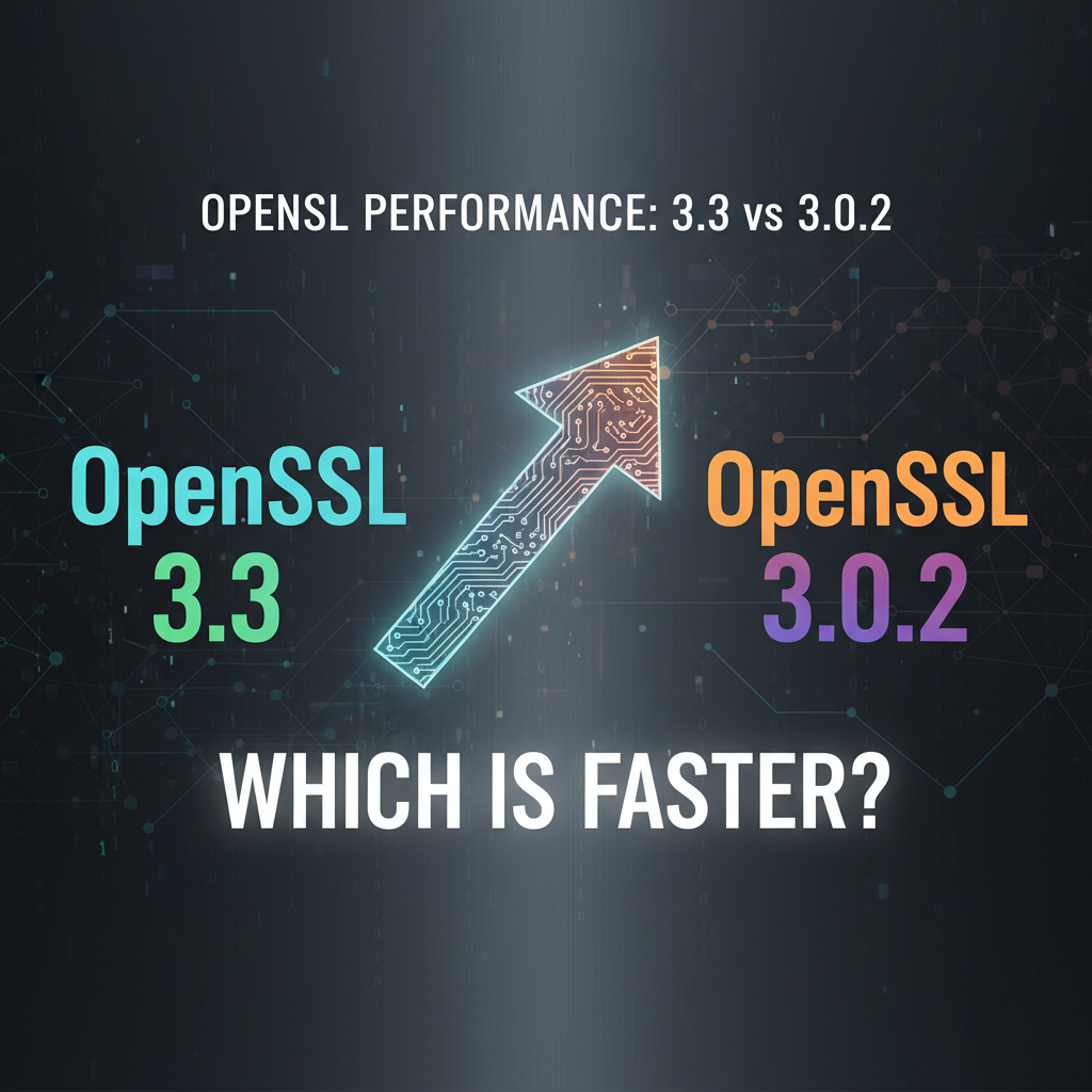 OpenSSL 3.3 vs 3.0.2 Performance: Which is Faster?