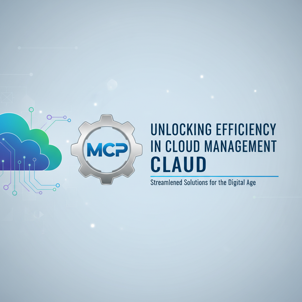 Claud MCP: Unlocking Efficiency in Cloud Management