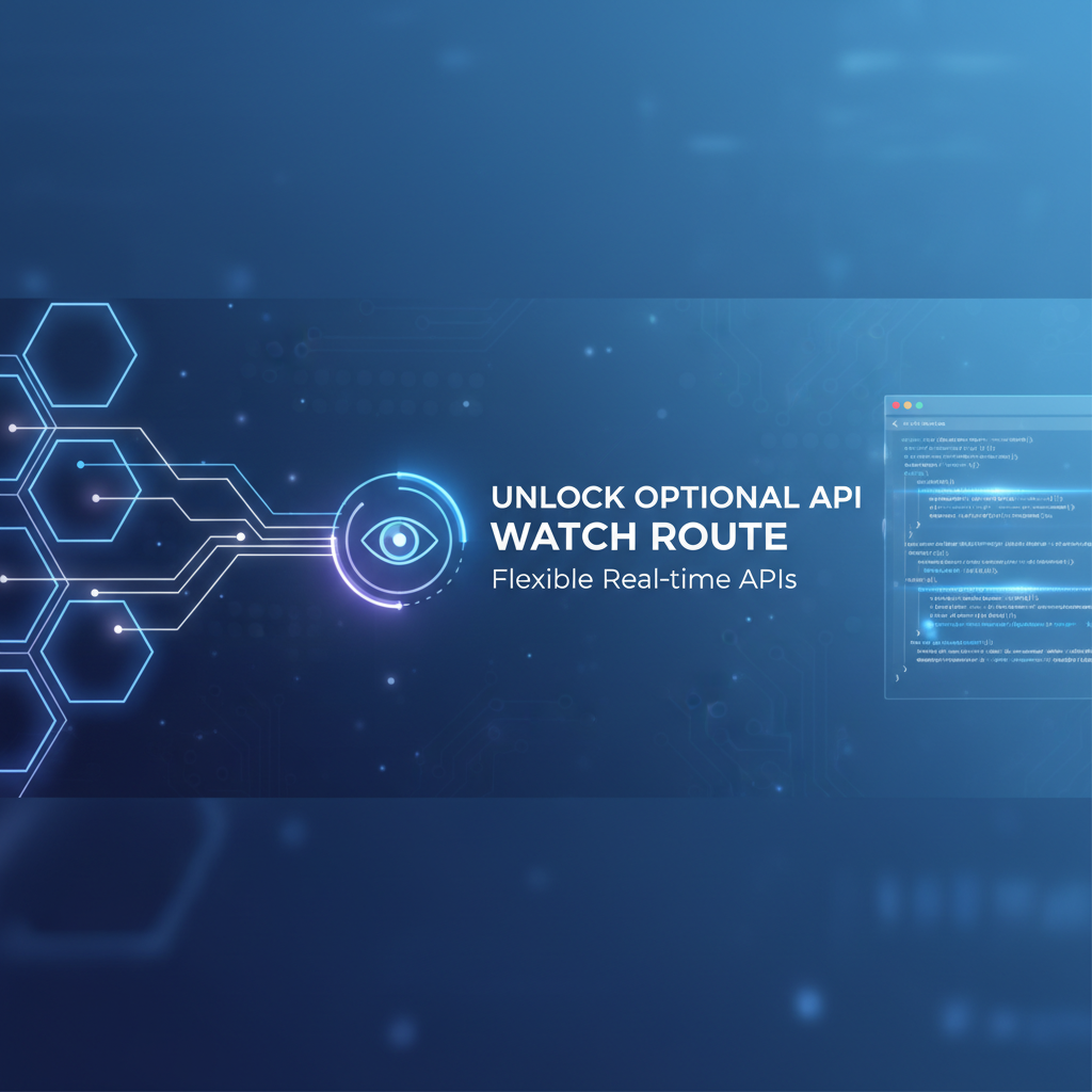 Unlock Optional API Watch Route: Flexible Real-time APIs
