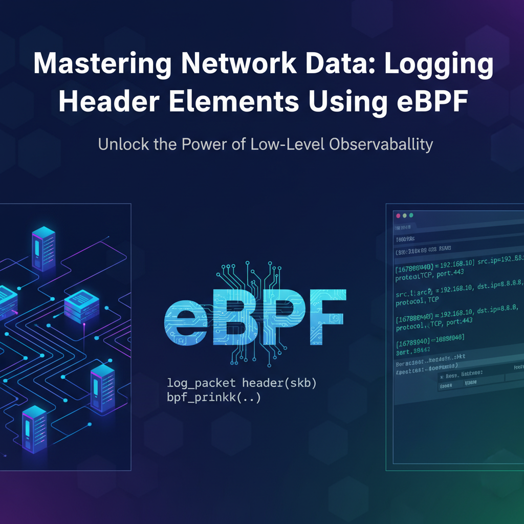 Mastering Network Data: Logging Header Elements Using eBPF