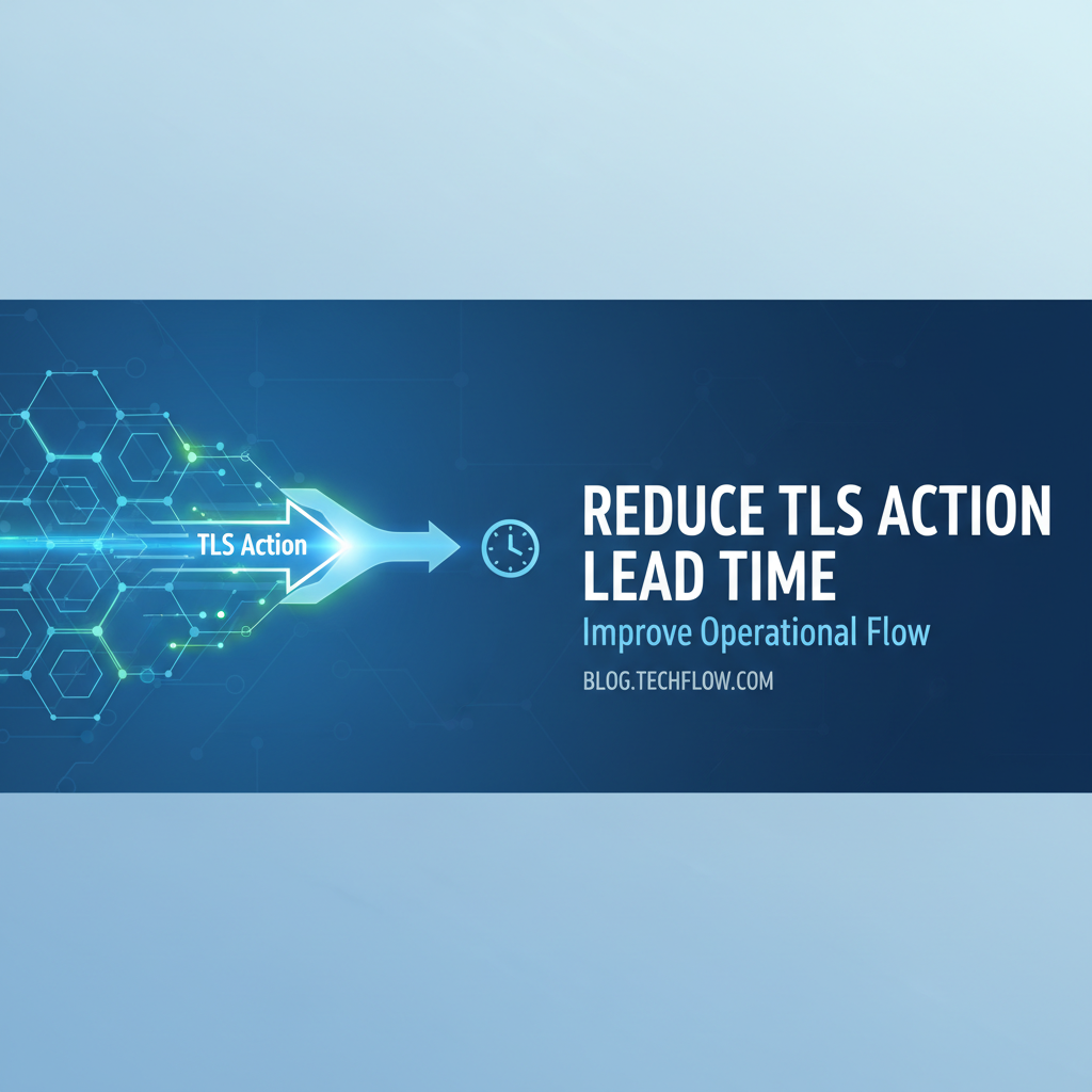 Reduce TLS Action Lead Time: Improve Operational Flow