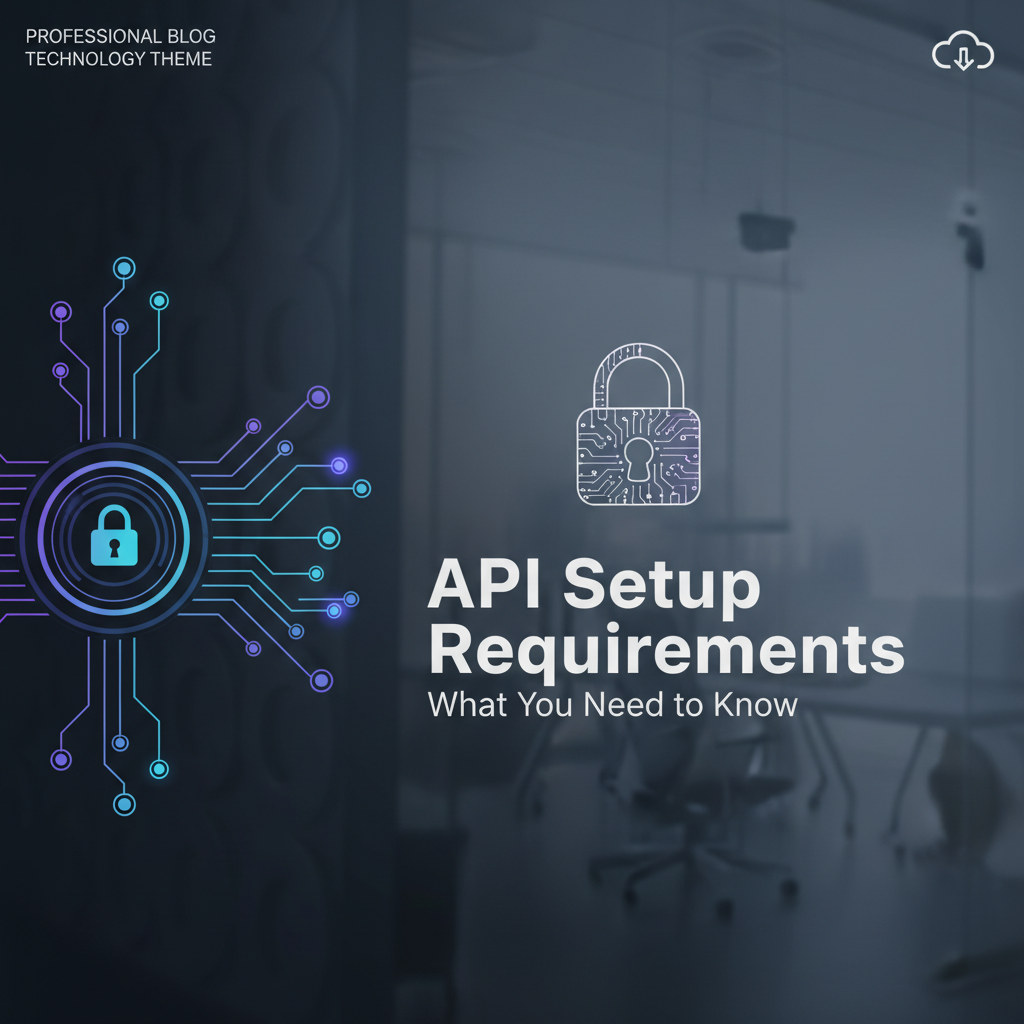 API Setup Requirements: What You Need to Know